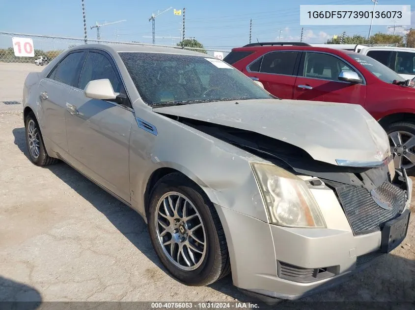 2009 Cadillac Cts Standard VIN: 1G6DF577390136073 Lot: 40756053