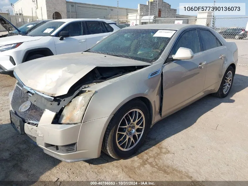 2009 Cadillac Cts Standard VIN: 1G6DF577390136073 Lot: 40756053