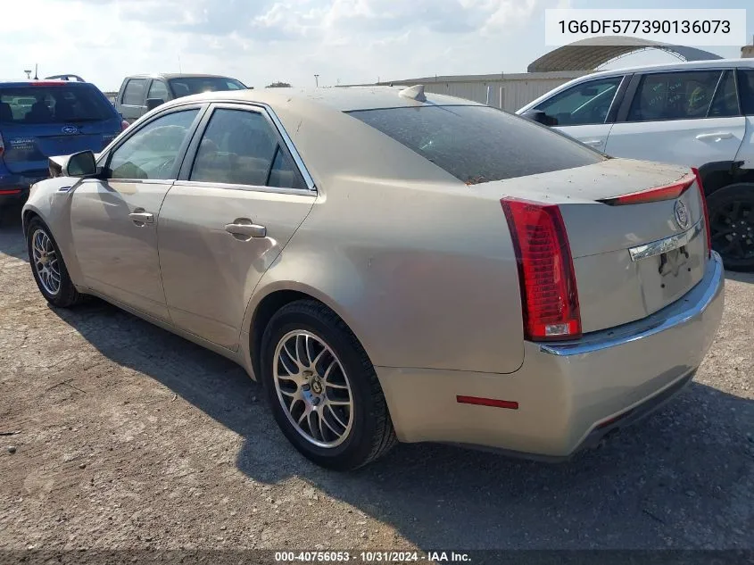 2009 Cadillac Cts Standard VIN: 1G6DF577390136073 Lot: 40756053