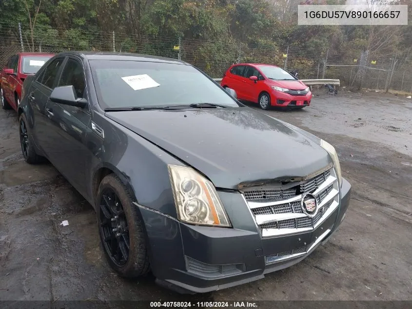 2009 Cadillac Cts Standard VIN: 1G6DU57V890166657 Lot: 40758024