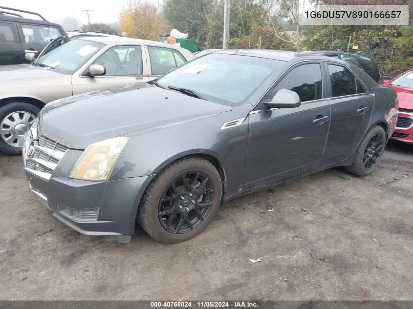 2009 Cadillac Cts Standard VIN: 1G6DU57V890166657 Lot: 40758024