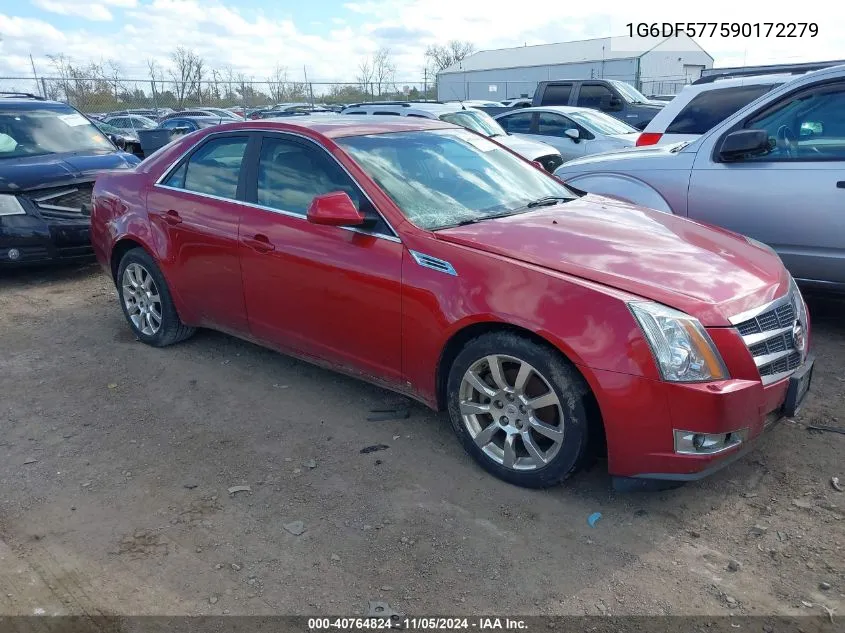 2009 Cadillac Cts Standard VIN: 1G6DF577590172279 Lot: 40764824