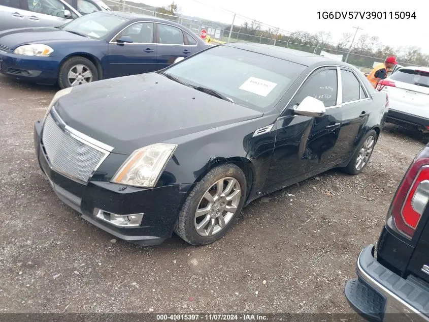 2009 Cadillac Cts Standard VIN: 1G6DV57V390115094 Lot: 40815397