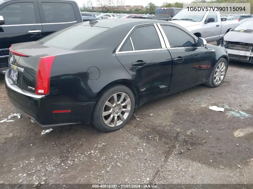 2009 Cadillac Cts Standard VIN: 1G6DV57V390115094 Lot: 40815397