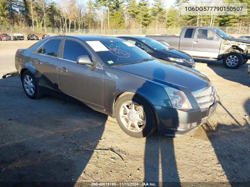 2009 Cadillac Cts Standard VIN: 1G6DG577790150507 Lot: 40819199