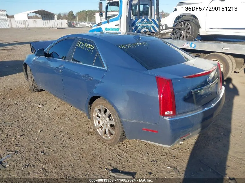 2009 Cadillac Cts Standard VIN: 1G6DF577290151213 Lot: 40819959