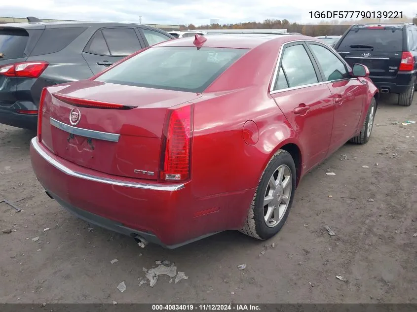 1G6DF577790139221 2009 Cadillac Cts Standard