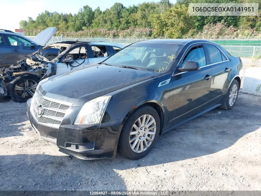 1G6DC5EGXA0141951 2010 Cadillac Cts Sedan