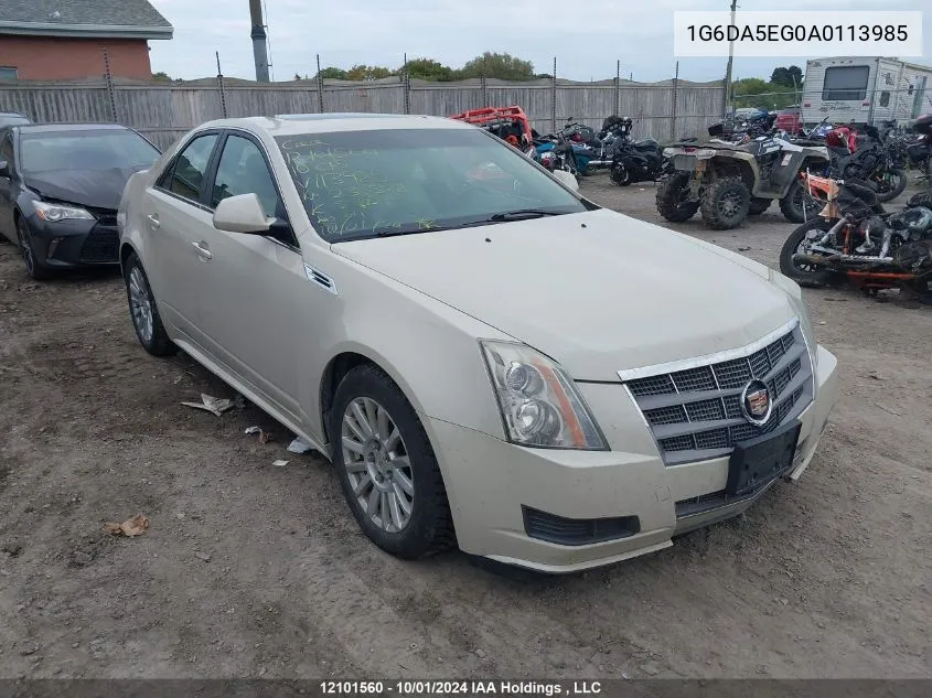 1G6DA5EG0A0113985 2010 Cadillac Cts Sedan