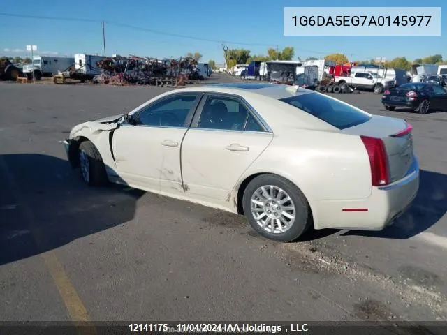 2010 Cadillac Cts Sedan VIN: 1G6DA5EG7A0145977 Lot: 12141175