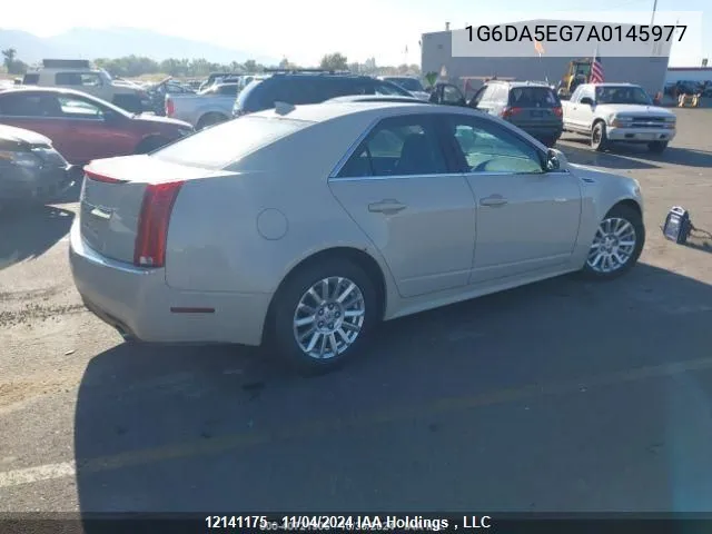 2010 Cadillac Cts Sedan VIN: 1G6DA5EG7A0145977 Lot: 12141175