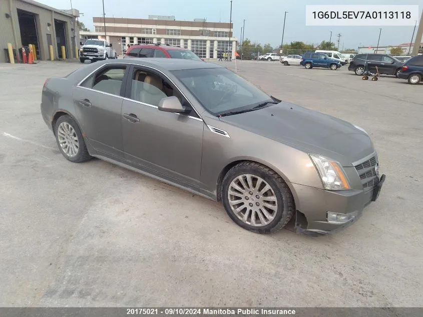 2010 Cadillac Cts 3.6L VIN: 1G6DL5EV7A0113118 Lot: 20175021