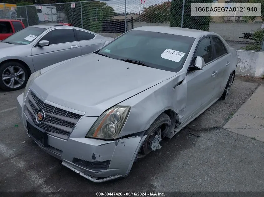 2010 Cadillac Cts Standard VIN: 1G6DA5EG7A0121940 Lot: 39447426