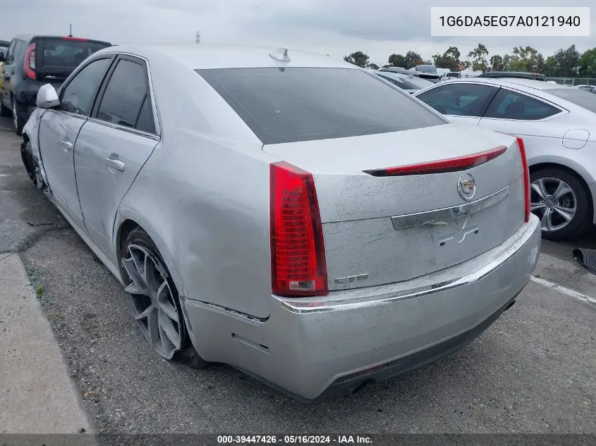 1G6DA5EG7A0121940 2010 Cadillac Cts Standard