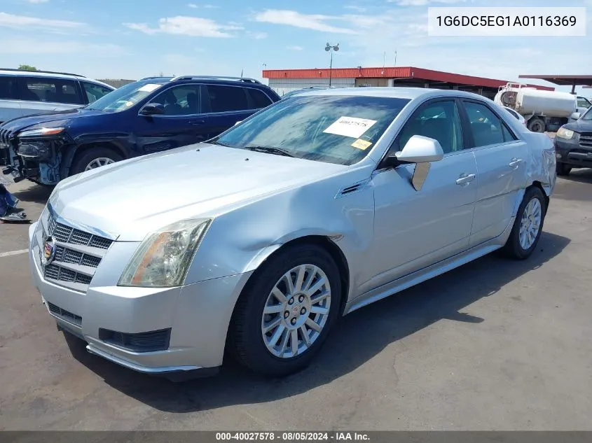 1G6DC5EG1A0116369 2010 Cadillac Cts Standard