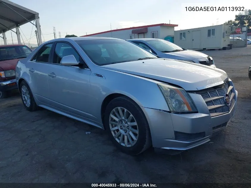 1G6DA5EG1A0113932 2010 Cadillac Cts Standard