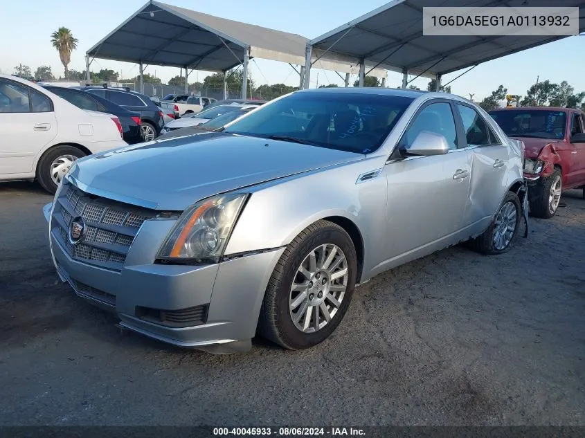 2010 Cadillac Cts Standard VIN: 1G6DA5EG1A0113932 Lot: 40045933