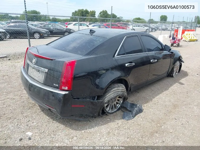 2010 Cadillac Cts Premium VIN: 1G6DS5EV6A0100573 Lot: 40106036