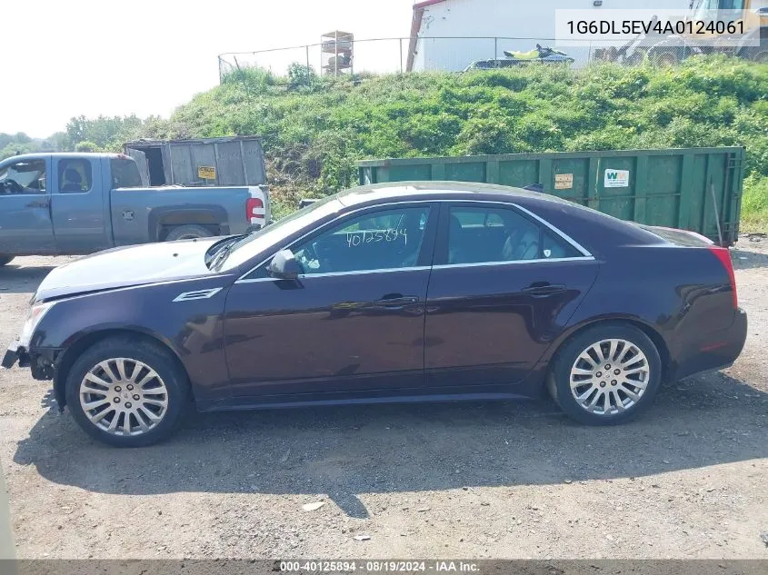 2010 Cadillac Cts Standard VIN: 1G6DL5EV4A0124061 Lot: 40125894