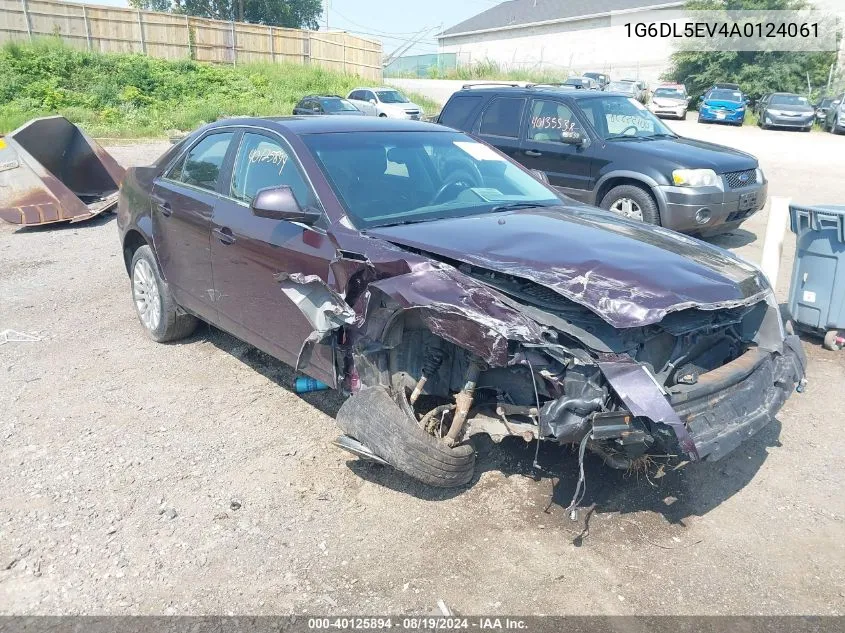 2010 Cadillac Cts Standard VIN: 1G6DL5EV4A0124061 Lot: 40125894