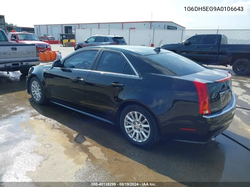 1G6DH5EG9A0106643 2010 Cadillac Cts Luxury