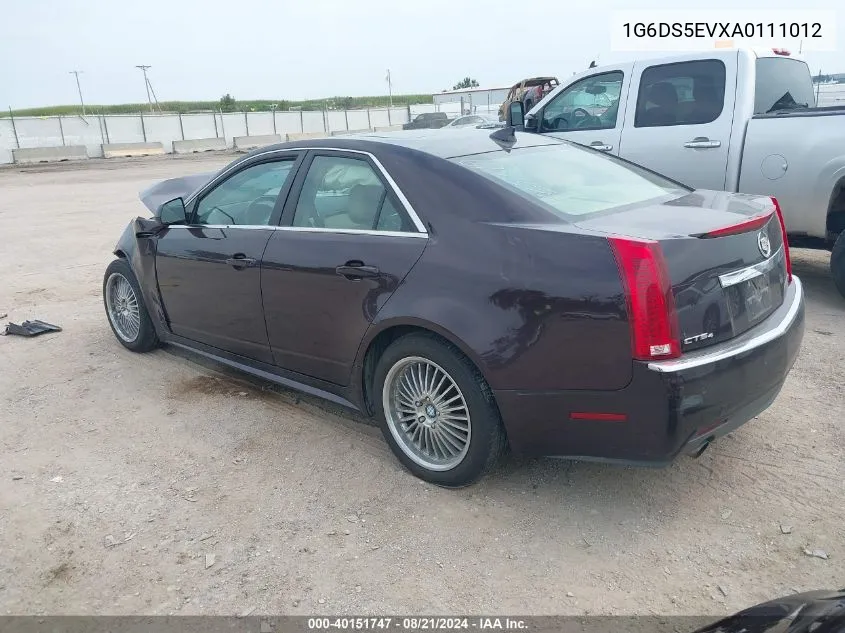 1G6DS5EVXA0111012 2010 Cadillac Cts Premium