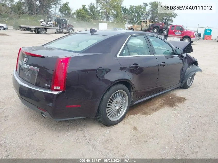 1G6DS5EVXA0111012 2010 Cadillac Cts Premium