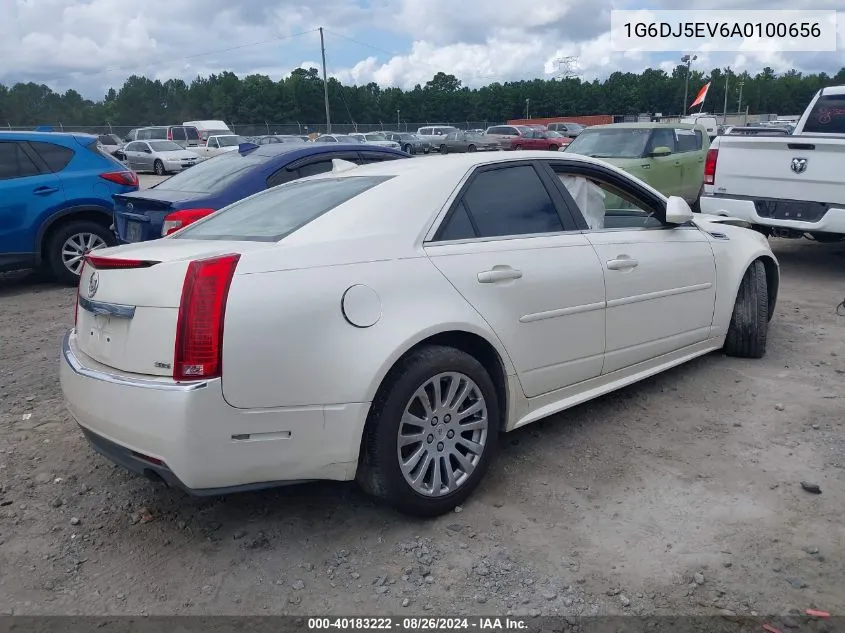 2010 Cadillac Cts Standard VIN: 1G6DJ5EV6A0100656 Lot: 40183222