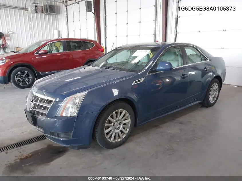 1G6DG5EG8A0105373 2010 Cadillac Cts Luxury