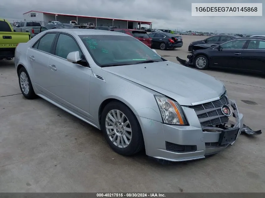 1G6DE5EG7A0145868 2010 Cadillac Cts Luxury