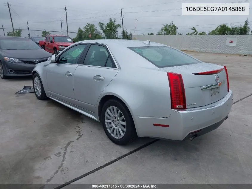 1G6DE5EG7A0145868 2010 Cadillac Cts Luxury