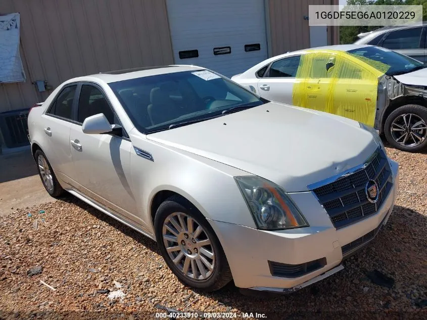 1G6DF5EG6A0120229 2010 Cadillac Cts Luxury