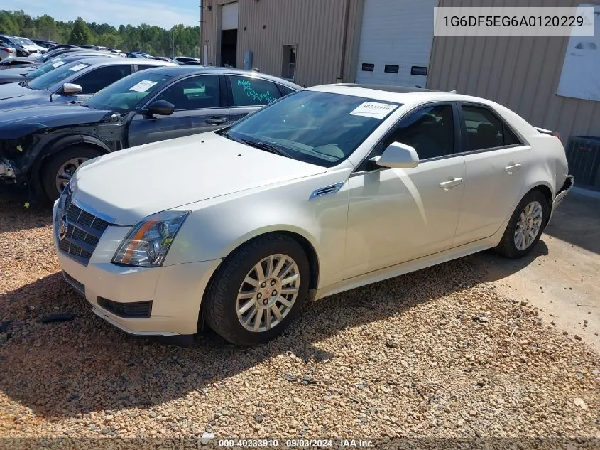 1G6DF5EG6A0120229 2010 Cadillac Cts Luxury