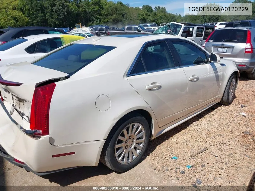 1G6DF5EG6A0120229 2010 Cadillac Cts Luxury