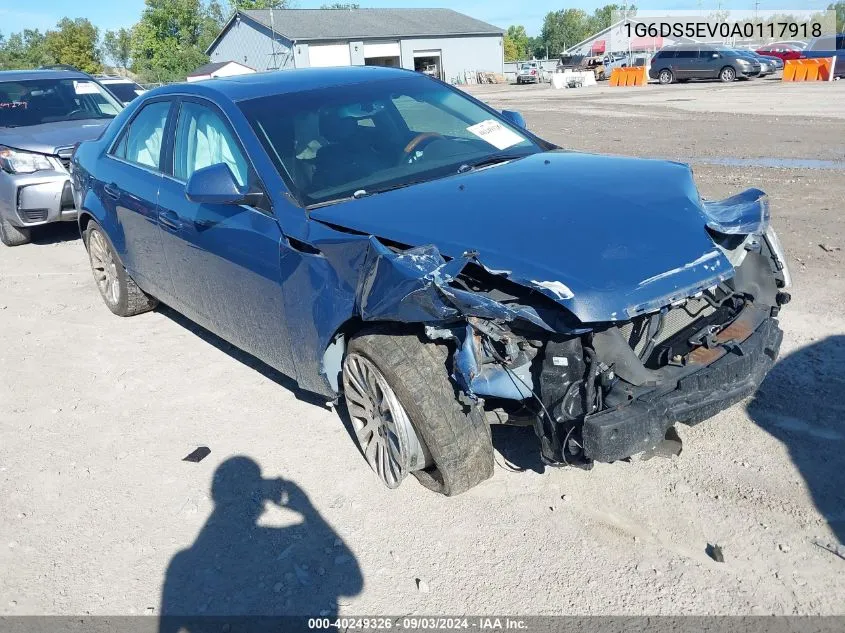 2010 Cadillac Cts Premium VIN: 1G6DS5EV0A0117918 Lot: 40249326