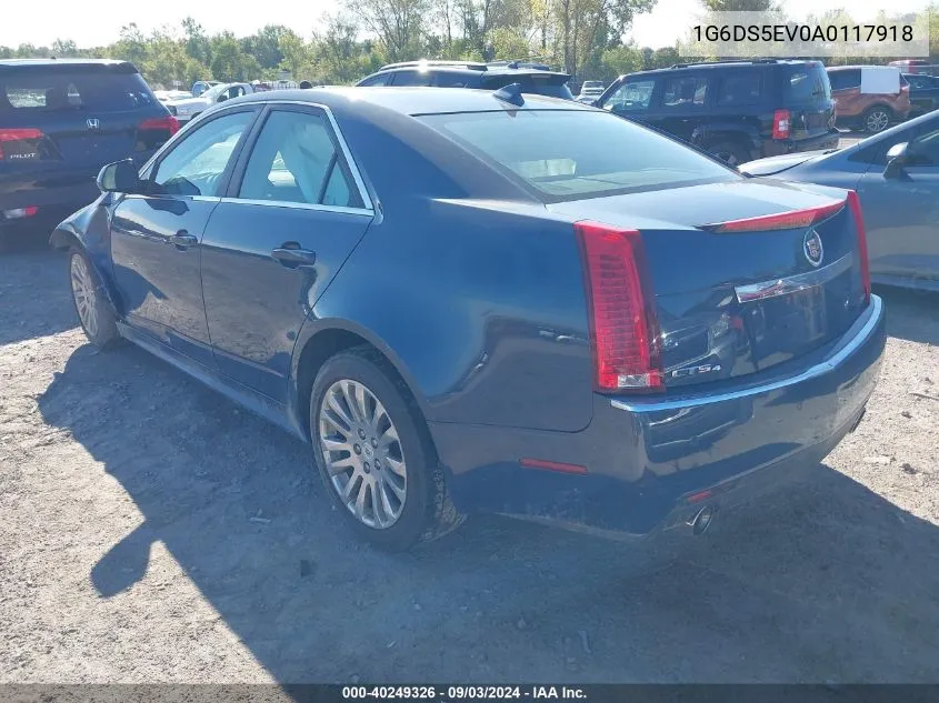 1G6DS5EV0A0117918 2010 Cadillac Cts Premium