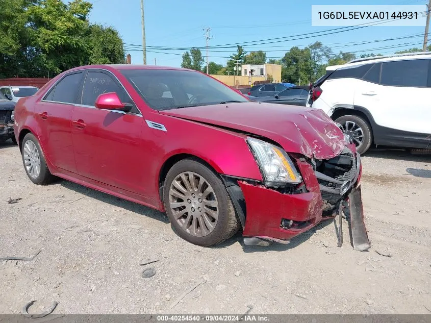 2010 Cadillac Cts Standard VIN: 1G6DL5EVXA0144931 Lot: 40254540