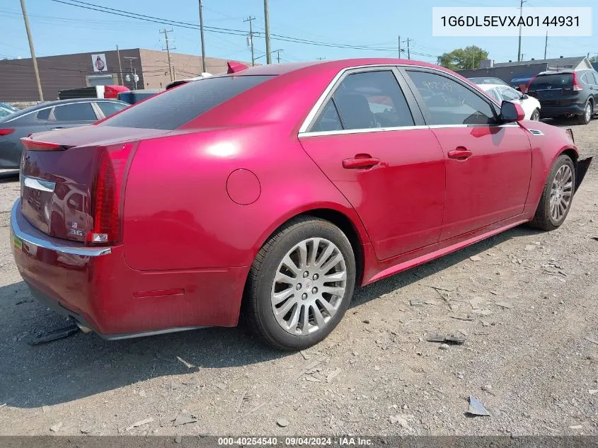 2010 Cadillac Cts Standard VIN: 1G6DL5EVXA0144931 Lot: 40254540