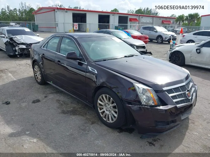 2010 Cadillac Cts Luxury VIN: 1G6DE5EG9A0139974 Lot: 40270014