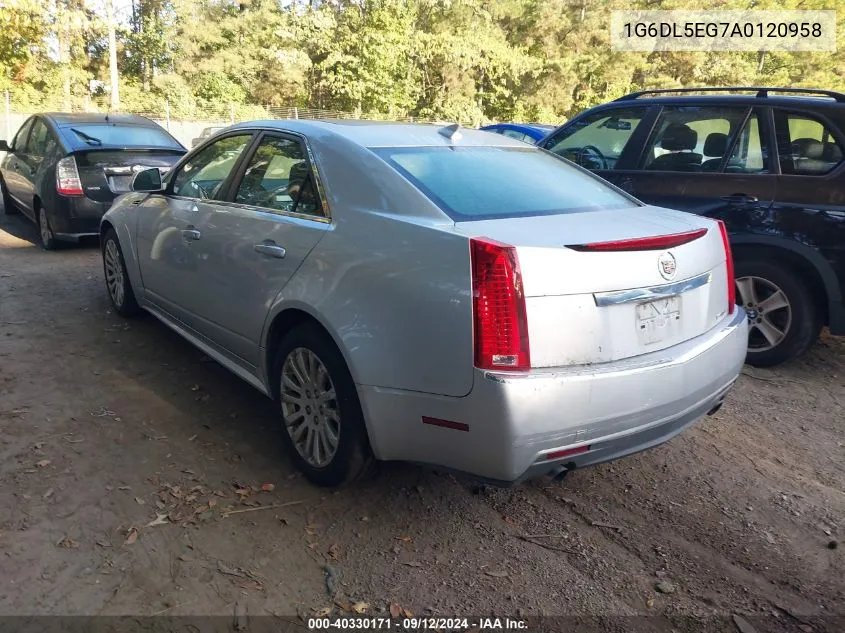 2010 Cadillac Cts Performance VIN: 1G6DL5EG7A0120958 Lot: 40330171