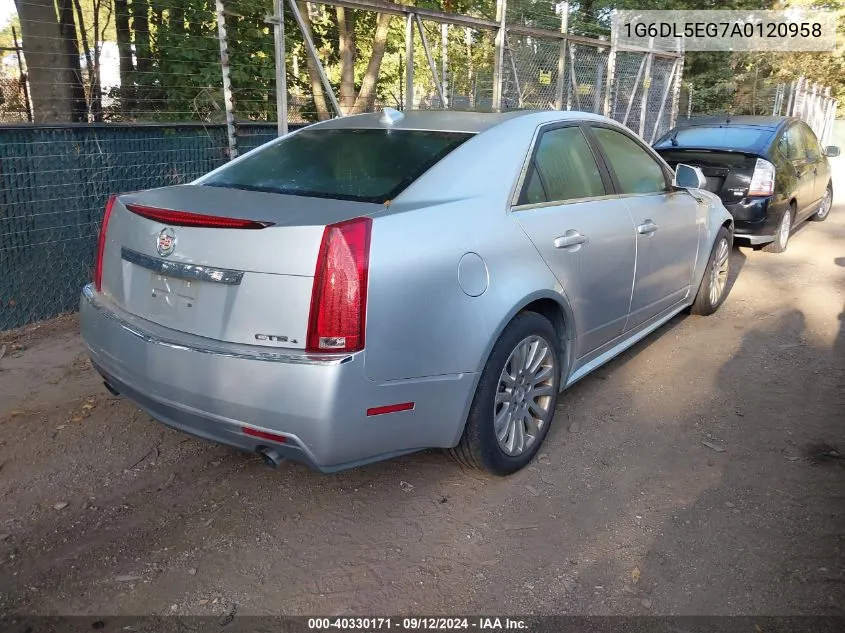 2010 Cadillac Cts Performance VIN: 1G6DL5EG7A0120958 Lot: 40330171