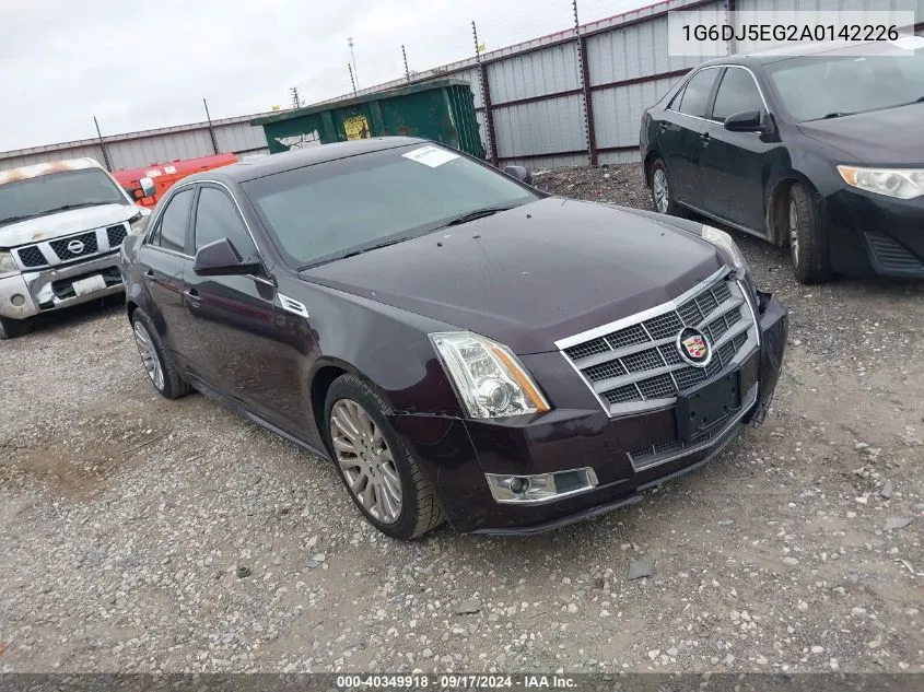 2010 Cadillac Cts Performance VIN: 1G6DJ5EG2A0142226 Lot: 40349918