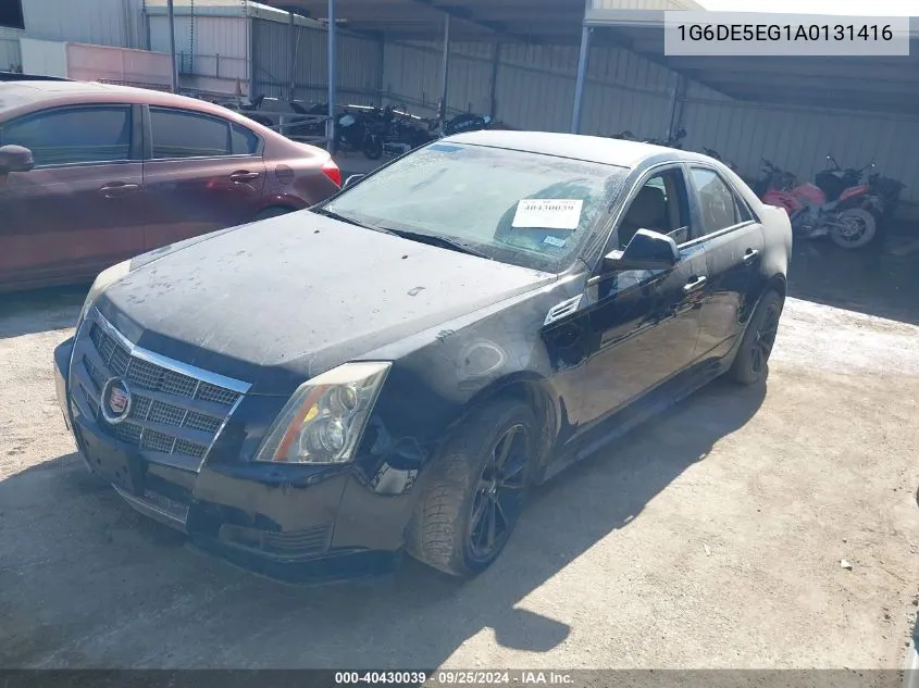 2010 Cadillac Cts Luxury VIN: 1G6DE5EG1A0131416 Lot: 40430039