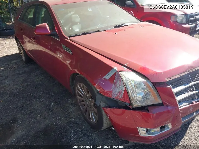 2010 Cadillac Cts Premium VIN: 1G6DS8EV2A0105819 Lot: 40446931