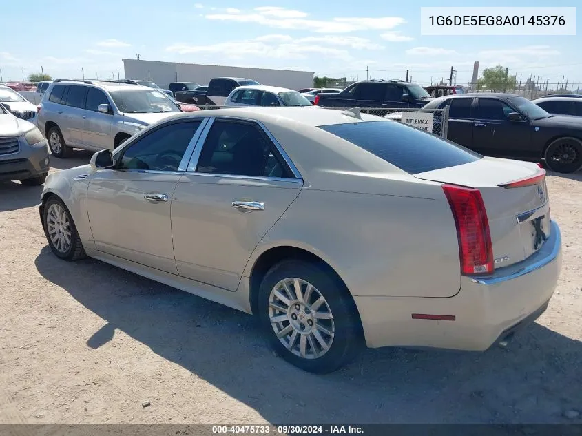 1G6DE5EG8A0145376 2010 Cadillac Cts Luxury