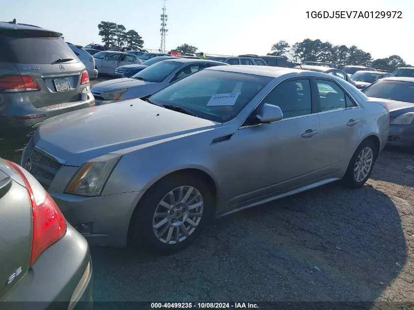 2010 Cadillac Cts Standard VIN: 1G6DJ5EV7A0129972 Lot: 40499235