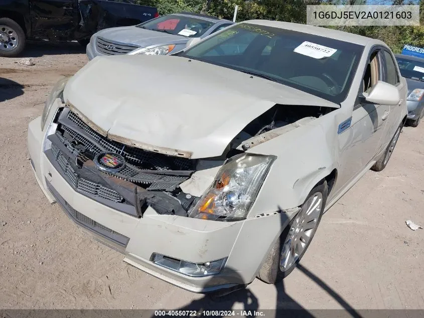 2010 Cadillac Cts Standard VIN: 1G6DJ5EV2A0121603 Lot: 40550722