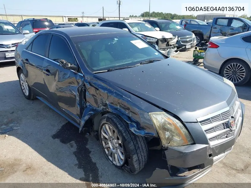 2010 Cadillac Cts Standard VIN: 1G6DA5EG4A0136704 Lot: 40556907