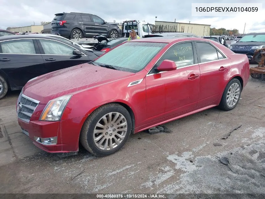 2010 Cadillac Cts Premium VIN: 1G6DP5EVXA0104059 Lot: 40580376