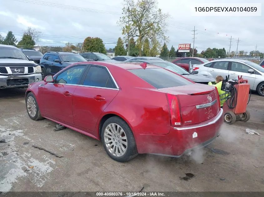 2010 Cadillac Cts Premium VIN: 1G6DP5EVXA0104059 Lot: 40580376